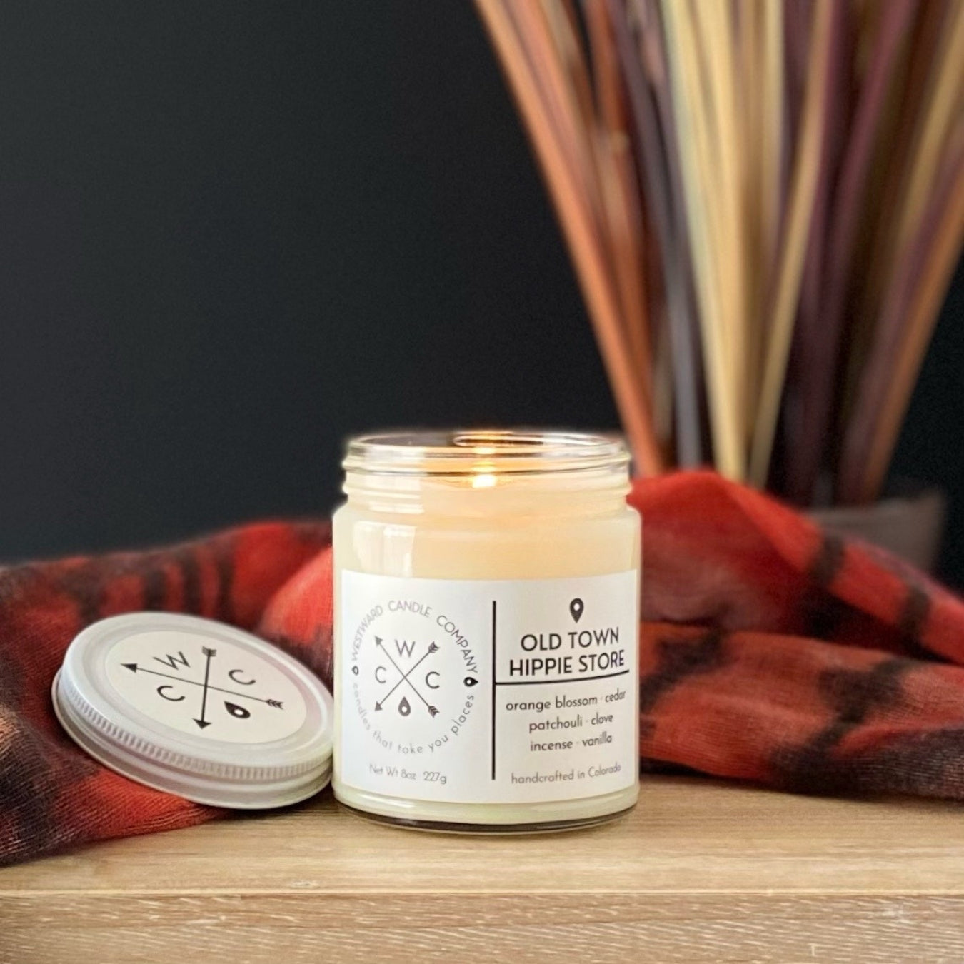 Old Town Hippie Store Soy Candle