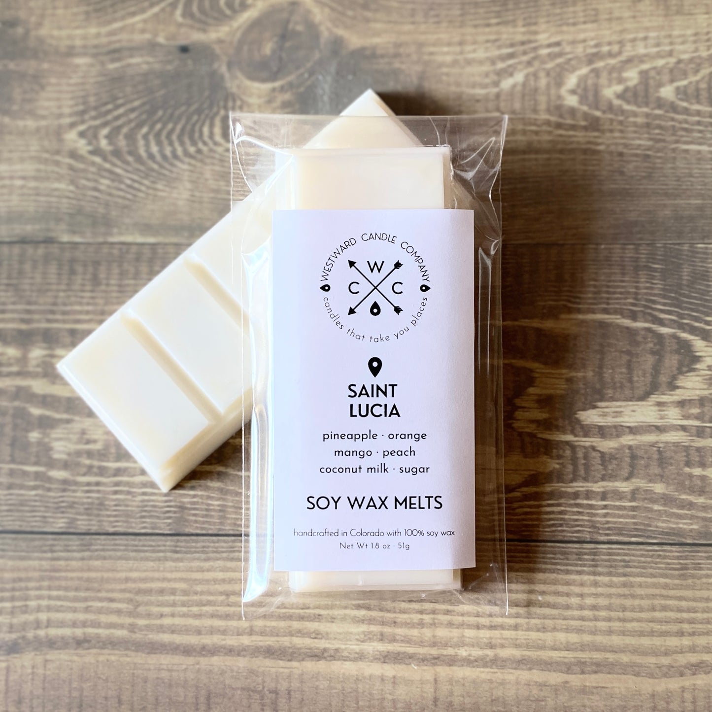 Saint Lucia Wax Melts - Westward Candle Company